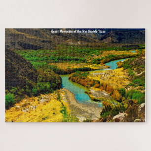 Rio Grande River Texas. Jigsaw Puzzle