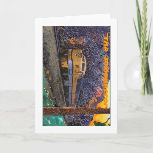 Rio Grande's Prospector in the Royal Gorge Card (Front)