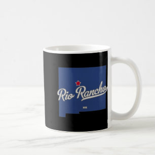 Rio Rancho New Mexico Nm Map Coffee Mug