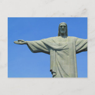 rio redeemer view postcard