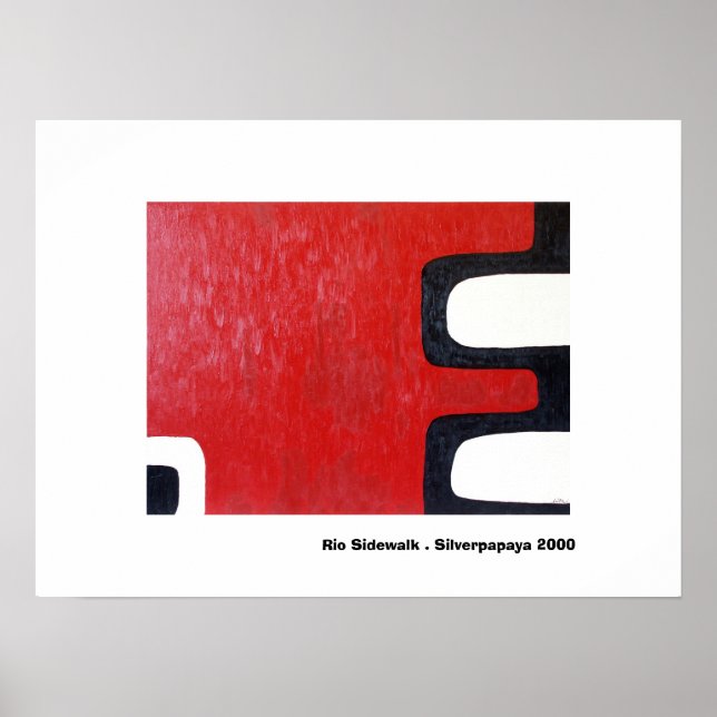 Rio Sidewalk . Silverpapaya 2000 Poster (Front)