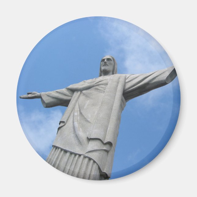 rio statue christ magnet (Front)
