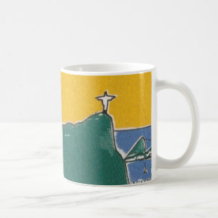 RiodeJaneiro RJ Brazil green and yellow Coffee Mug