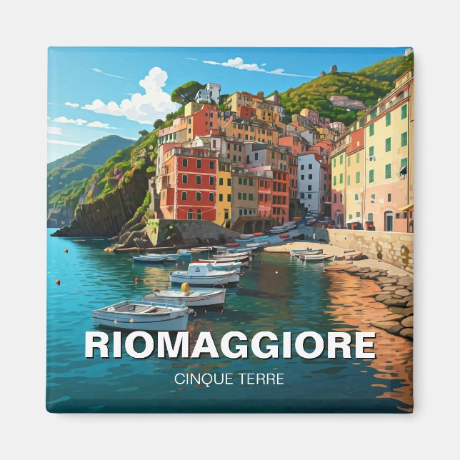 Riomaggiore, Cinqua Terra Magnet (Front)