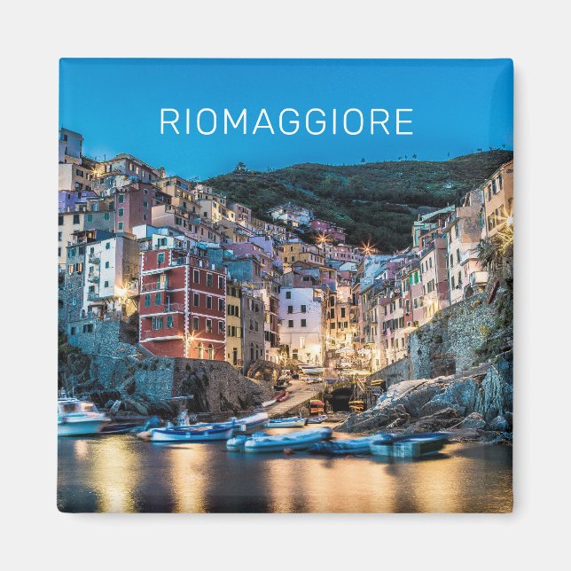Riomaggiore Cinque Terre La Spezia Italy Panorama Magnet (Front)