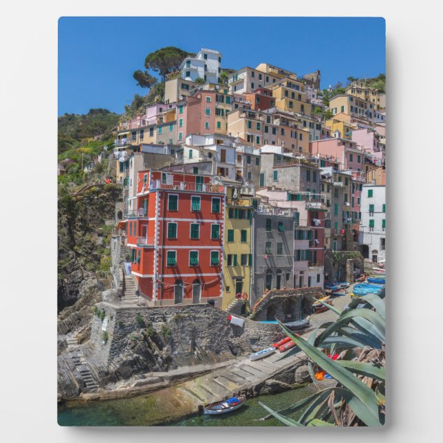Riomaggiore Cinque Terre Liguria Italy Plaque (Front)