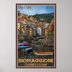 Riomaggiore Harbour Poster