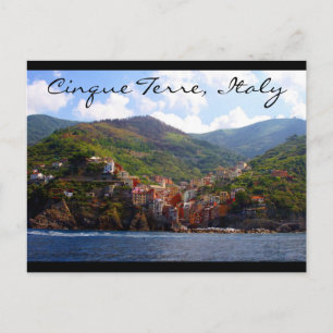 riomaggiore italy postcard