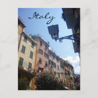 riomaggiore italy postcard