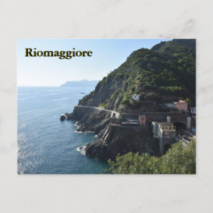 Riomaggiore Via dell'Amore postcard
