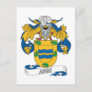 Rios Family Crest Postcard