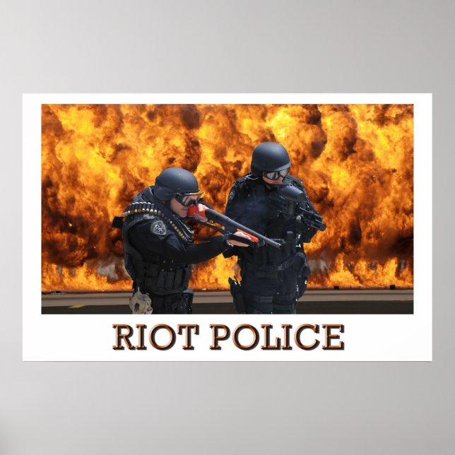 Riot Police Poster (Front)