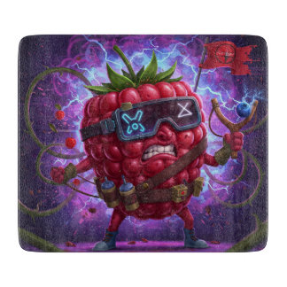 Riot Raspberry Cutting Board