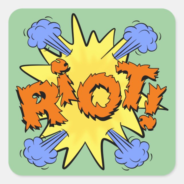Riot Square Sticker (Front)