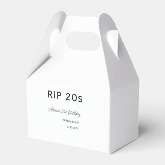 RIP 20s 21st birthday simple minimal brunch date n Favour Box