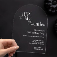 RIP 20s 30th Birthday Party