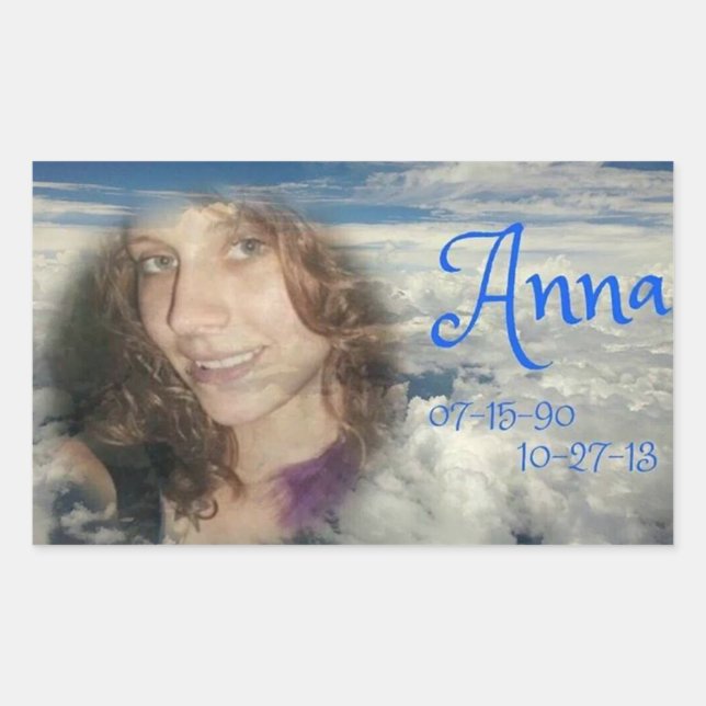 rip ANNA Rectangular Sticker (Front)