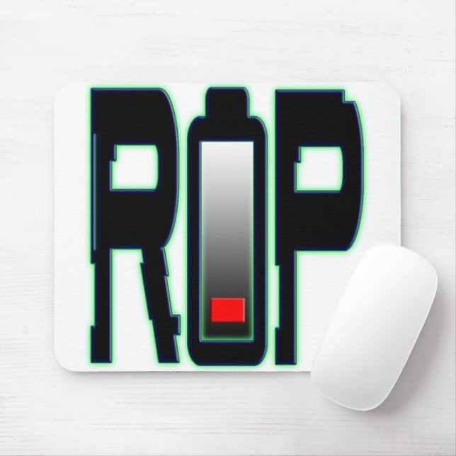 RIP Battery Mousepad (With Mouse)