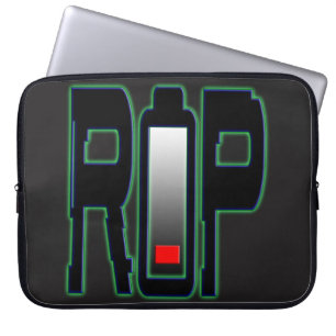 RIP Battery Neoprene Laptop Sleeve