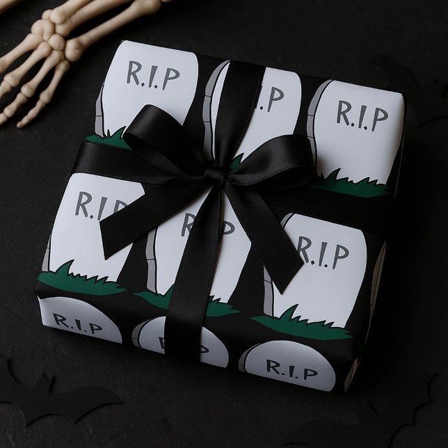 RIP Gravestone Wrapping Paper (Creator Uploaded)