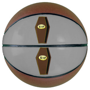 RIP Halloween Coffin of Doom Basketballs
