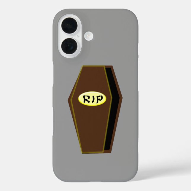 RIP Halloween Coffin of Doom Case-Mate iPhone Case (Back)
