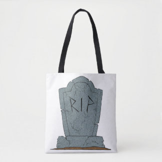 RIP Headstone All-Over-Print Tote