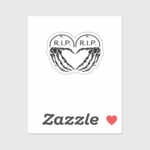 Rip, Heart Shaped Design Made From Gravestones, An