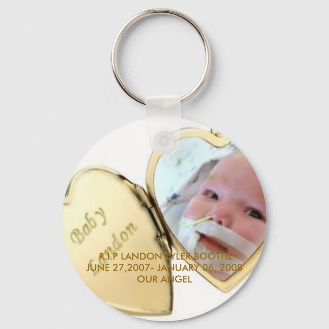 RIP Landon Keychain (Front)