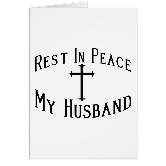 RIP My Husband (Front)