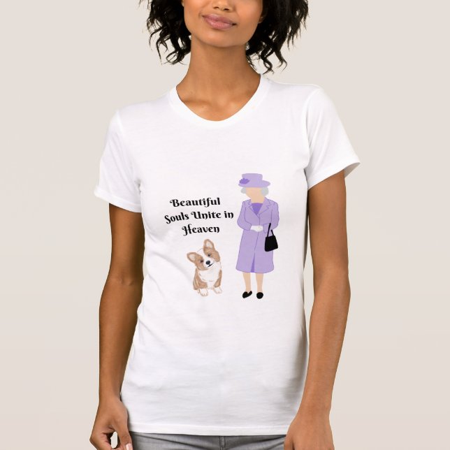 RIP Queen Elizabeth II Beautiful Souls Unite T-Shirt (Front)