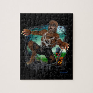 RIP ROARING WEREWOLF JIGSAW PUZZLE