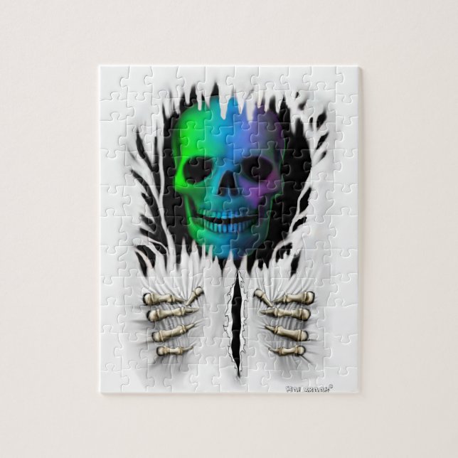RIP SKELETON JIGSAW PUZZLE (Vertical)