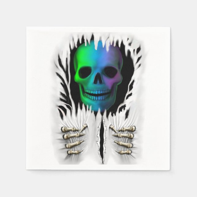 RIP SKELETON NAPKIN (Front)