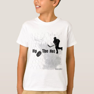 Rip the Net Hockey Puck T-Shirt