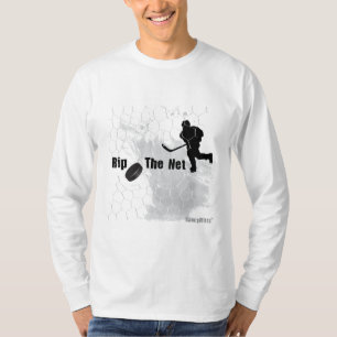 Rip the Net Hockey Puck T-Shirt