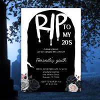 RIP To My 20s Tombstone Arch 30th Birthday Black