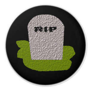 RIP Tombstone Ceramic Knob
