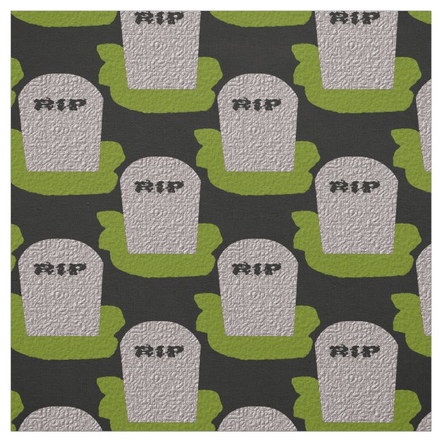 RIP Tombstone Craft Fabric (Swatch)