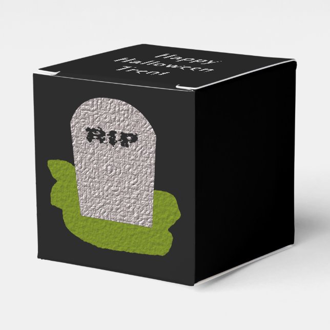 RIP Tombstone Custom Favour Box (Front Side)