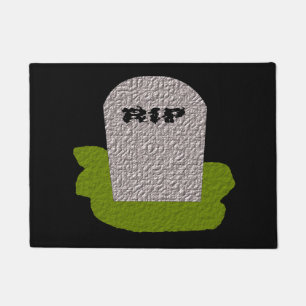RIP Tombstone Doormat