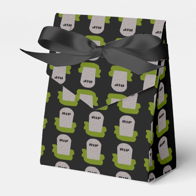 RIP Tombstone Favour Box (Front Side)
