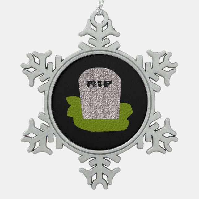 RIP Tombstone Ornament (Front)