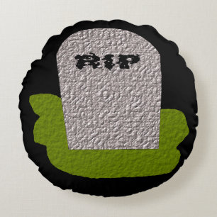 RIP Tombstone Pillow