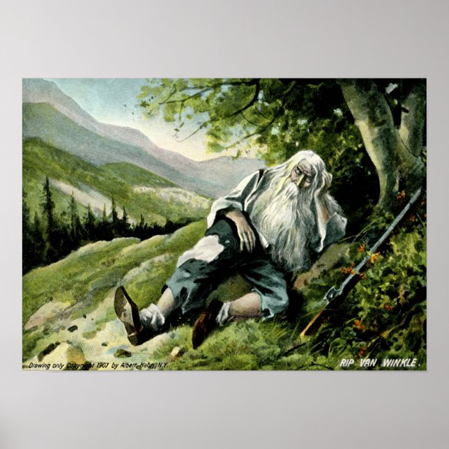 Rip Van Winkle 1907 Vintage Poster (Front)