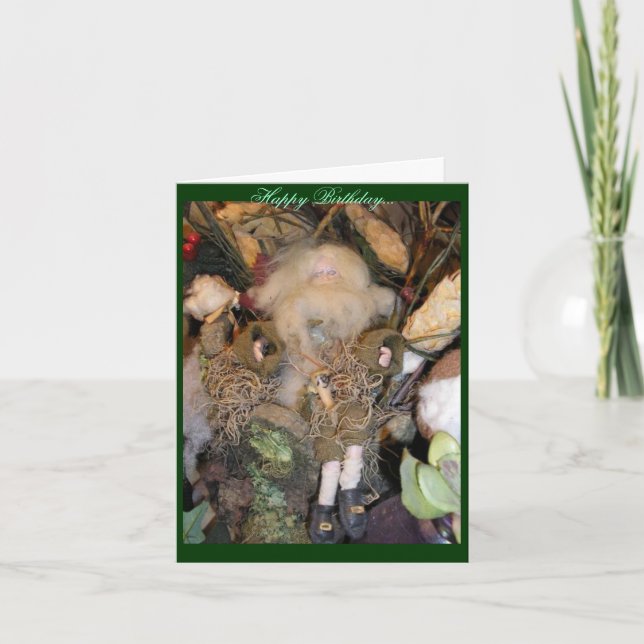 Rip Van Winkle Birthday Card (Front)