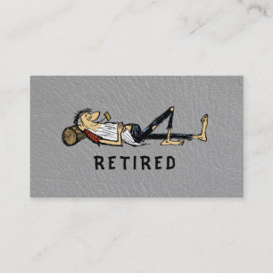 Rip Van Winkle image funny Retired card