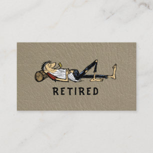 Rip Van Winkle image funny Retired card