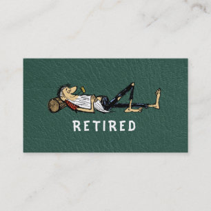 Rip Van Winkle image funny Retired card