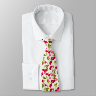 Ripe cherry tablecloth tie